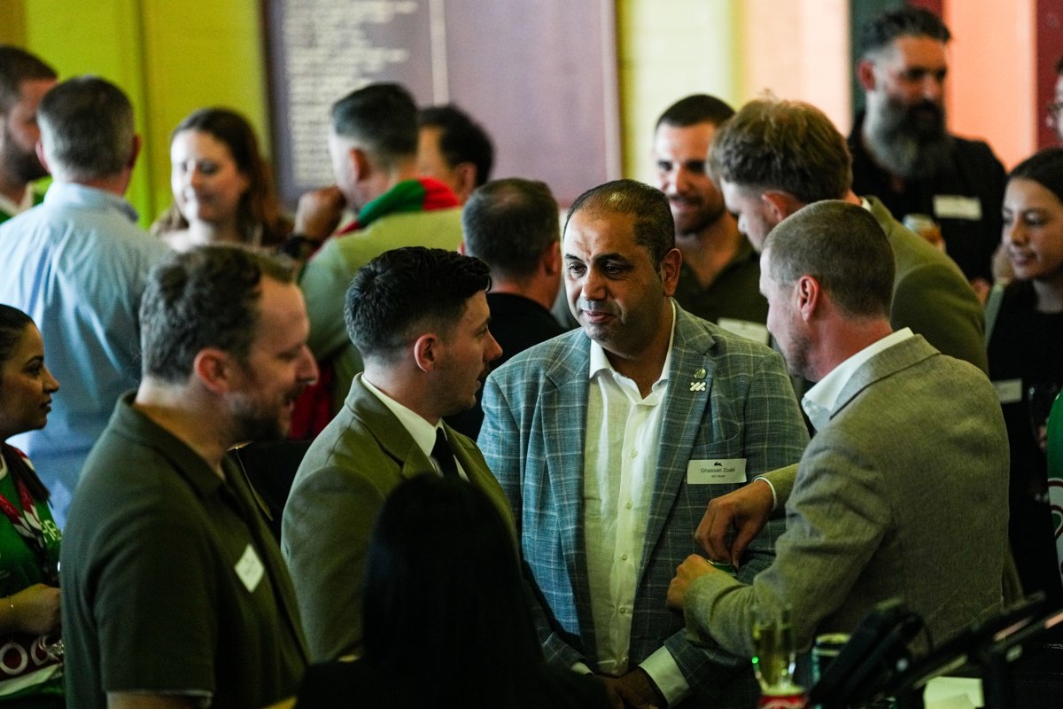 Members networking at the 2026 Business Chamber event at the SCG